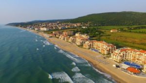 Strand in Obzor, Bulgarien