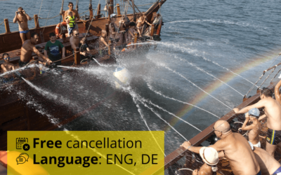 Pirate party - excursion on a boat for kids